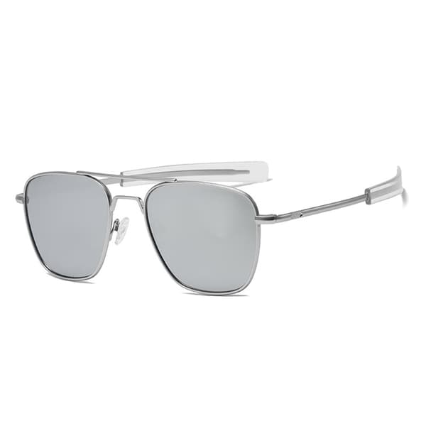Polariserte firkantede aviator-solbriller for menn (08)