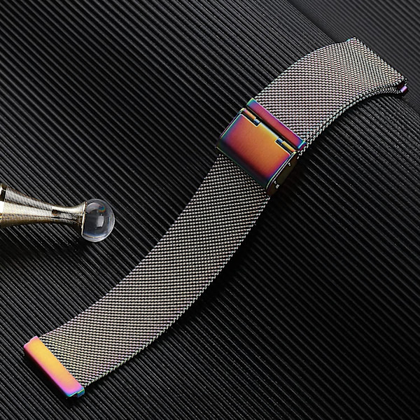 Fitbit Versa/fitbit Versa 2 Band For Dame Menn, Justerbar Rustfri Colorful