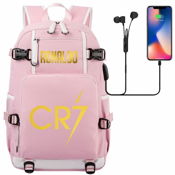 Ryggsäck - Cr7 med USB-laddningsport (31)