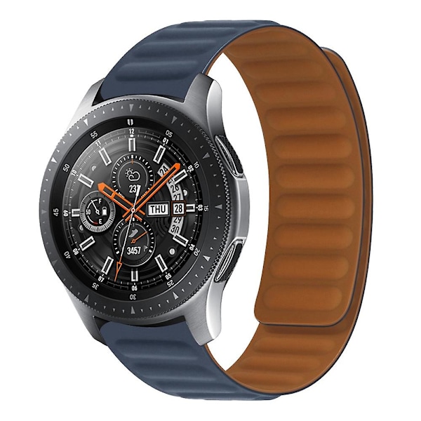 22mm silikone magnetisk rem til Huawei Watch GT2 Pro Indigo