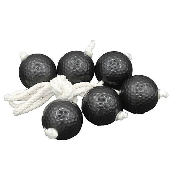 Tikaspallopeli Ladder Ball Replacements Nurmikon puutarhan ulkona heittopeli Black