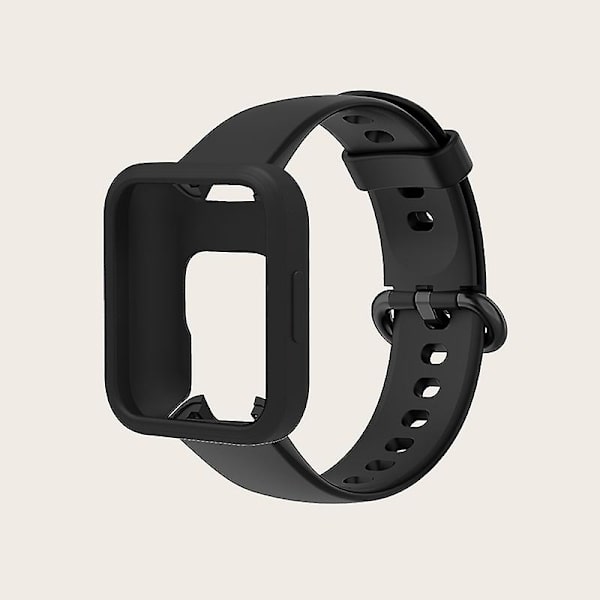 Xiaomi Redmi Watch 2mi Watch 2 Lite -rannekke + kellokuori - Norsunluunvalkoinen/Norsunluunvalkoinen Black K Xiaomi Redmi Watch 2