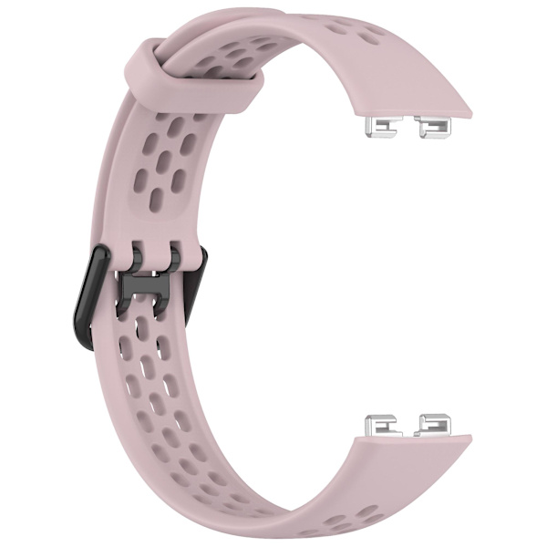 Åndbar silikone smart watch rem til Huawei Band 8 - behagelig at have på Pink