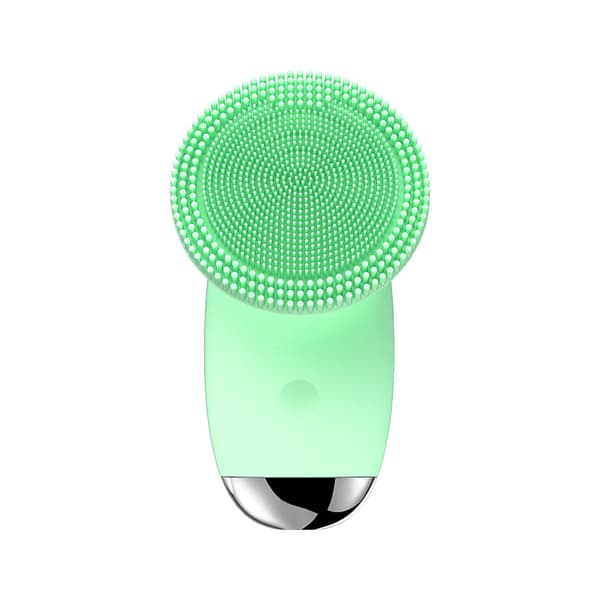 Ansigtsrensebørste - Ipx7 Vibrationsmassager Til Eksfoliering (Grøn)