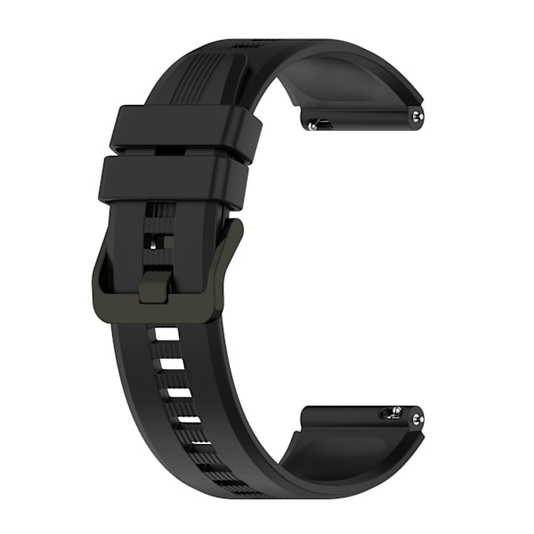 Honor Watch GS 4:lle pehmeä silikonihihna 22 mm:n vaihtokelpoinen ranneke Black