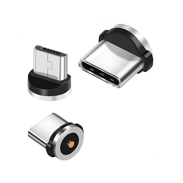 USB Magnetisk Laddningskabel, Magnetisk Laddningssladd 540 Rotation Magnetisk Telefonladdare (2 m)