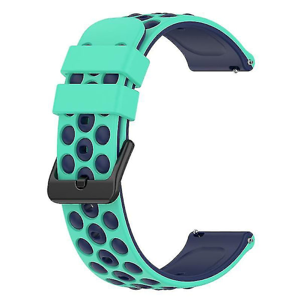 Til Samsung, Huawei, Huami, Polar Universal Watch Band 20mm Watch Strap med Multi Round Holes Multicoloured I I Samsung Galaxy Watch4