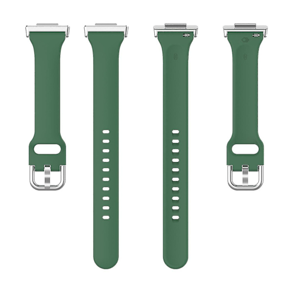 Silikonarmband med snabbkoppling för Huawei Watch Fit 2, sportarmband, ersättningsarmband Green, Midnight Green P Huawei Watch Fit 2
