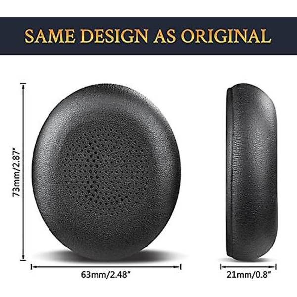 Ersättning av öronkuddar för Jabra Evolve2 65 (65ms 65uc USB)/evolve2 40 (40uc 40ms USB)/elite 45h On-ear trådlöst headset Black