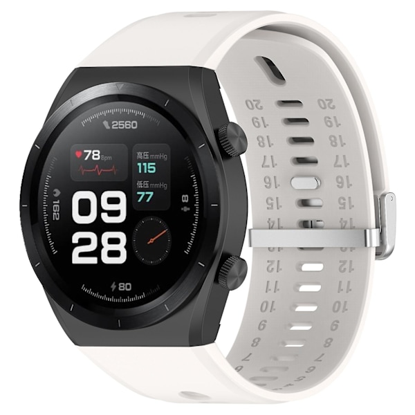 Vaihdettavat hengittävät silikoniset rannekkeet Xiaomi Watch H1 -älykelloon Beige