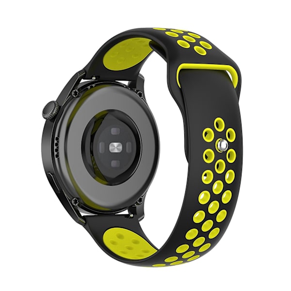 Dualfarvet justerbar silikoneurrem til Huawei Watch 3/Watch 3 Pro/Teal - 22mm Multicolor I
