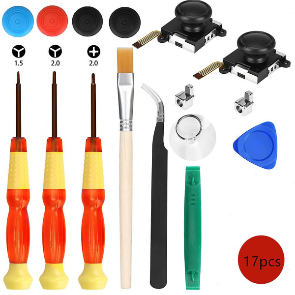 3D Analog Joystick Tommelpinner erstatning for Nintendo Switch