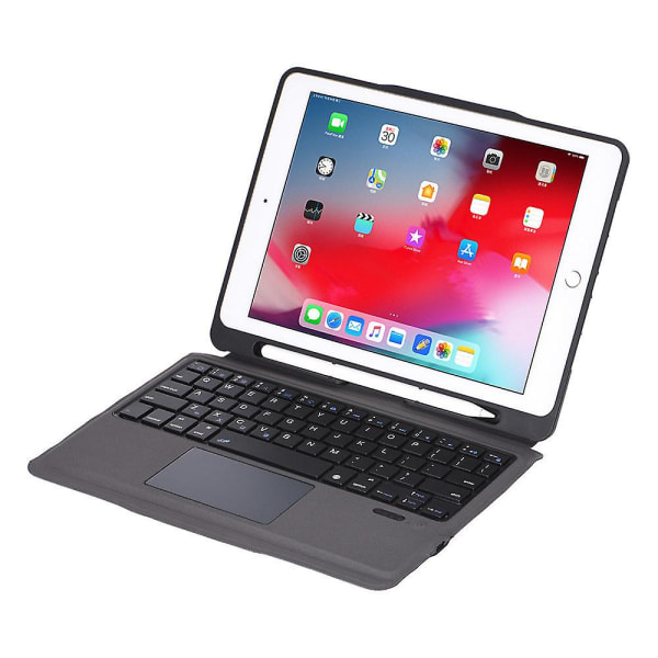 Magnetisk hængslet Tastatur Taske Sort Til Ipad Stabil Touchpad iPad 12.9 2018 2020