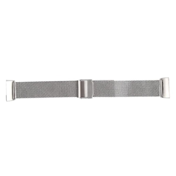 Fitbit Charge 4 Double Insurance -soljelle Milanese Watch Band FDT Silver