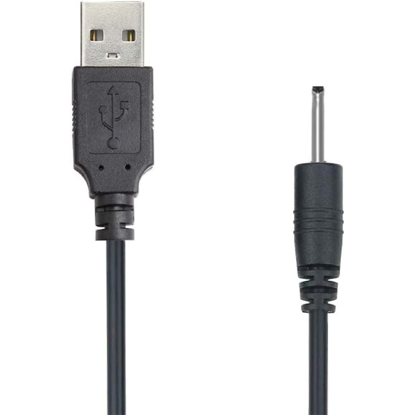 Usb til DC 2,0 mm-kabel, ørepropper Usb DC-laderadapter Two Pack