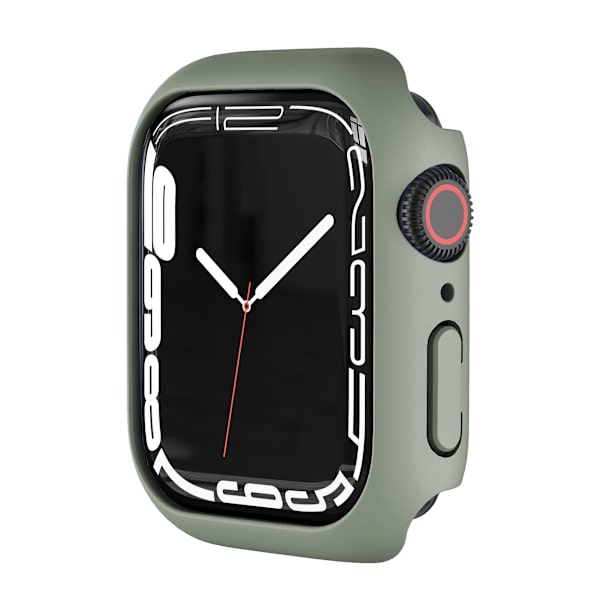 Case För Apple Watch Cover 41mm 45mm 44mm 40mm 44 Mm Tillbehör Pc Protector Bumper Iwatch Series 6 Se 5 4 3 7 8 42mm 38mm Case 41mm series 7 8 Khaki