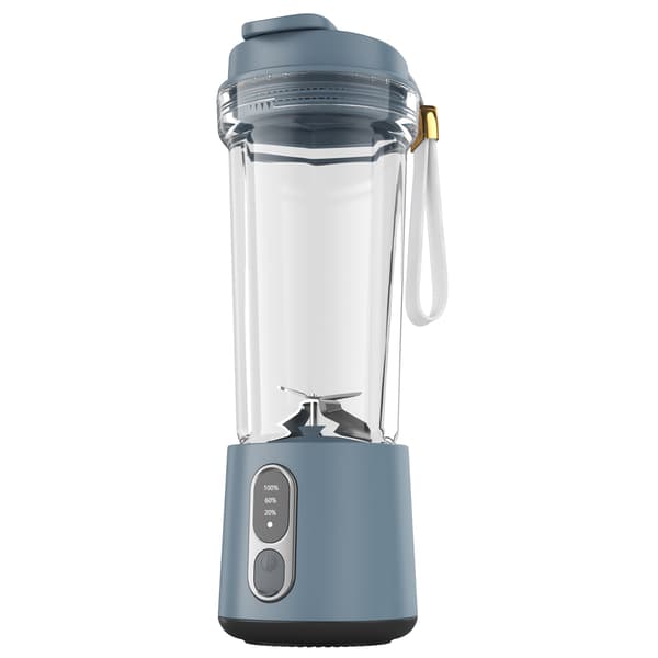 Juicer 4000Mah, 180W USB 4-bladet dobbeltformål juicekop (grå)