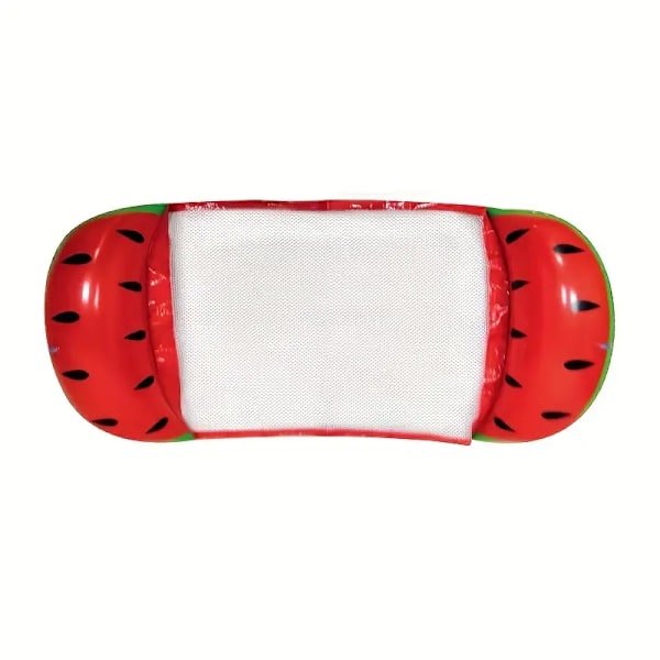 1 st Vatten Uppblåsbar Flytande Säng, Vikbar Sommarbadmadrass, Vattenmelonmönster