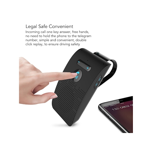 Bluetooth Handsfree autoon puhelinpaketti langaton Bluetooth-kaiutin auton navigointiavustaja automaattisella herätyksellä