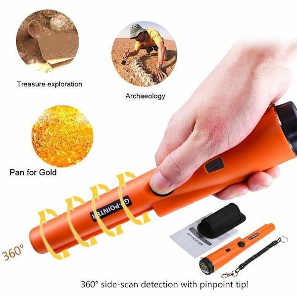 Underjordisk metaldetektor Guldmønt Lokalisering af skattescanner Digger Kit Finder Søg Hunter locator GP pointer Pinpointer green