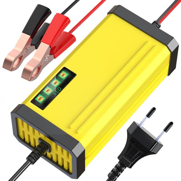 Batterilader - 12V 2A Automatisk Smart Reparasjon