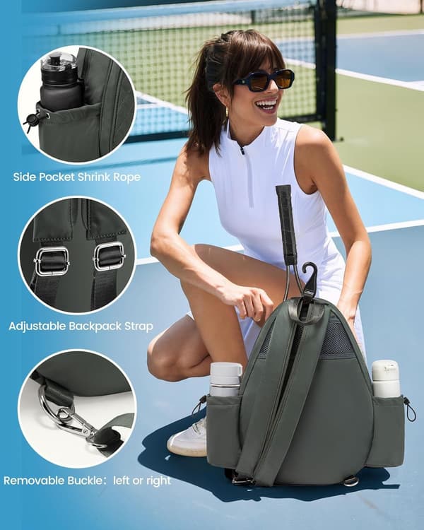 Tennis Bag - Koukulla, 16.5In X 4.72In X 12.59In Black