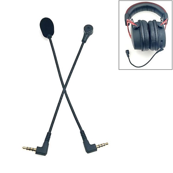 Zj033mr-03 17cm 4 Lev Pin 3.5mm Vinklad Huvudkontakt Gaming Headset Mikrofon