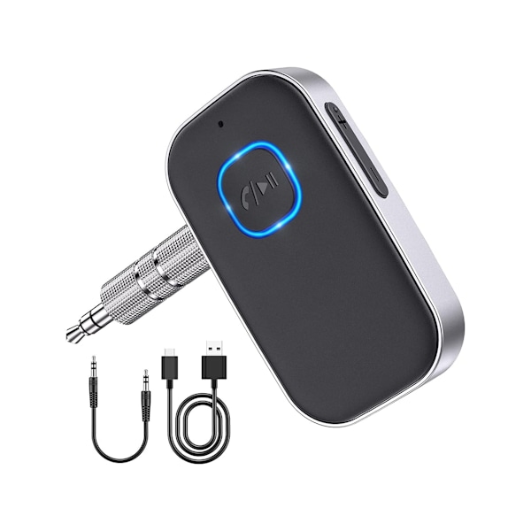 Bluetooth 5.3 Receiver, Bil Aux Adapter, Støjreducerende Stereo Forstærkere - .