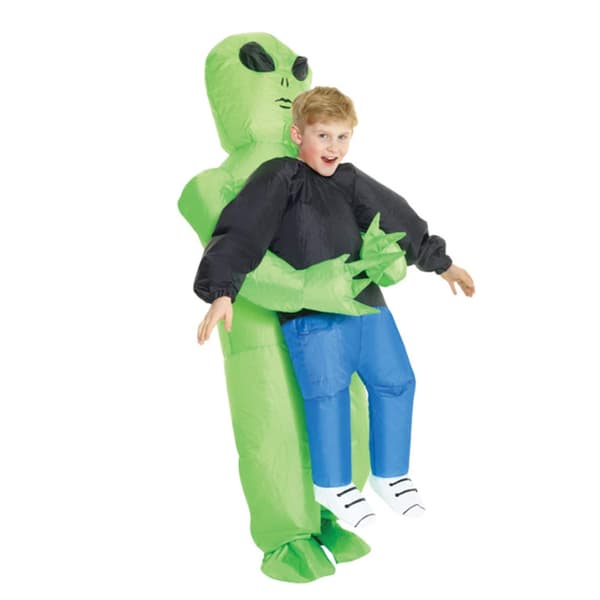 Alien Oppblåsbart Kostyme For Halloween Cosplay For Barn