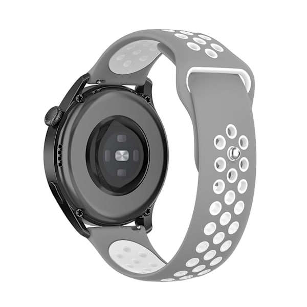 Dubbelfärgat justerbart silikonklockarmband 22 mm för Huawei Watch 3/Watch 3 Pro/Teal Multicolor C