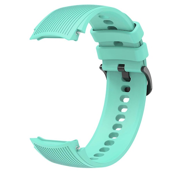 For Oppo Watch X udskiftning blød silikone rem justerbar urrem Teal