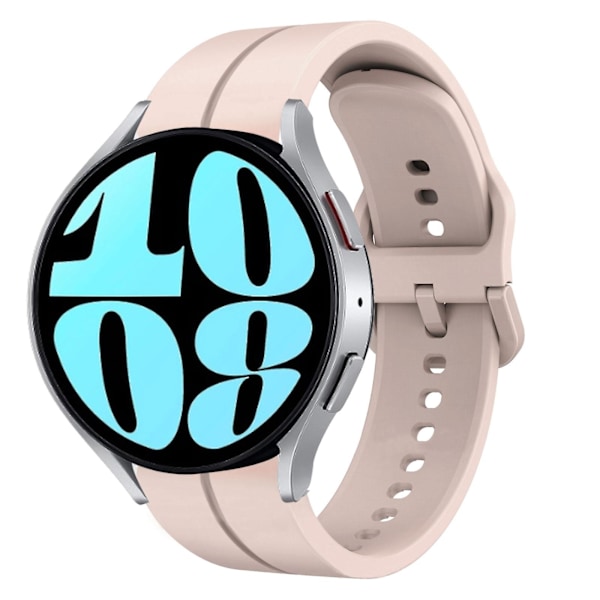20mm silikone rem til Samsung Galaxy Watch 6 40mm Pink