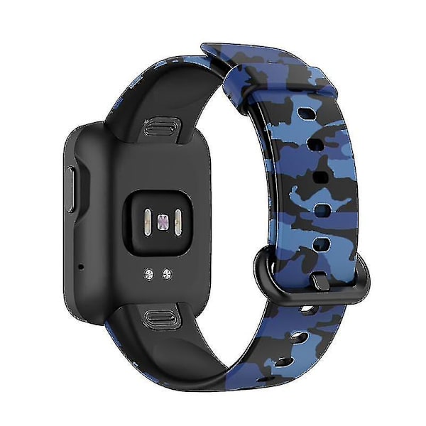 Til Xiaomi Redmi Watch 2/Horloge 2 Urrem 21,6mm Quick Release Urrem med Spænde til 5,5-8 Blue, Camo Blue F Xiaomi Redmi Watch 2