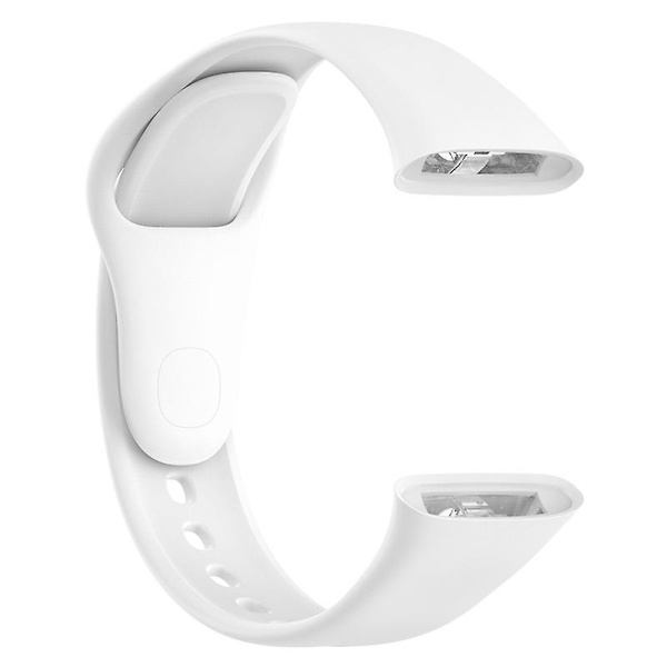 Silikoneurrem til Xiaomi Redmi Watch 3/Mi Lite Watch 3 Blød rem Hurtigudløser urrem White