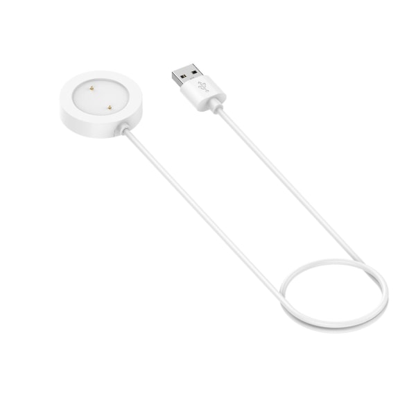 Til Xiaomi Watch S1 Active Smart Watch Magnetisk Oplader 1m Ladekabel Bærbar Holdbar Magnetisk Trådløs Oplader white