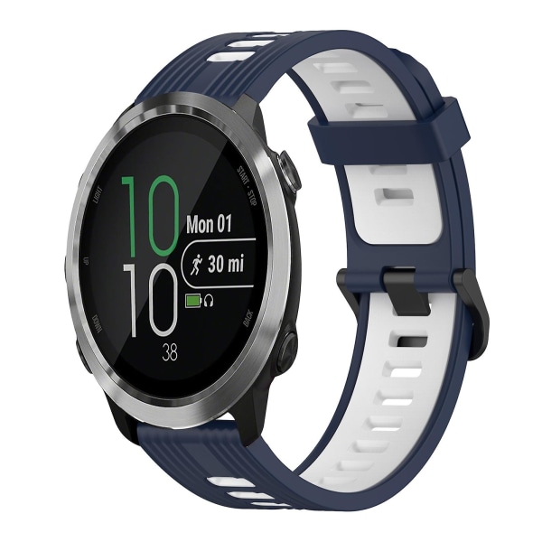 20 mm watch Garmin Forerunner 645 Musicille Dark Blue White