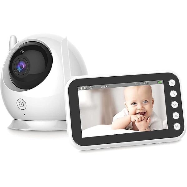 Babyalarm 4,3 tommer babyalarm kamera