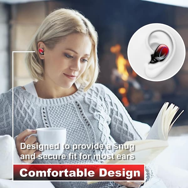 Bluetooth-headset med aktiv støyreduksjon, tws digital display, lagergradienter Gradient blue