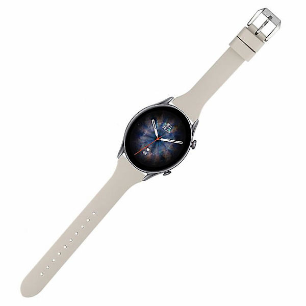 22mm silikonihihna Huami Amazfit Gtr 4/gtr 3/gtr 3 Pro / Huawei Watch Gt 3 42/46mm Retro White