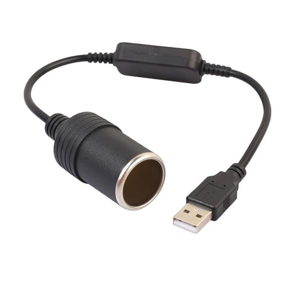 5V USB-port til 12V 1A billighteruttak