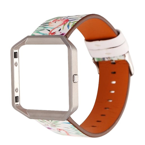 Til Fitbit Blaze læderurrem CEZ D