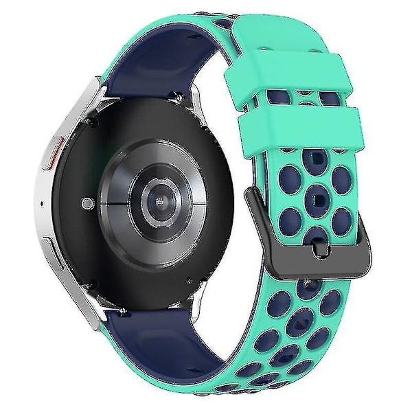 Til Samsung, Huawei, Huami, Polar Universal Watch Band 20mm Watch Strap med Multi Round Holes Multicoloured I I Samsung Galaxy Watch4