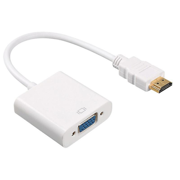 HDMI til Vga-adapterkabel Hdmi hann-til-vga-hunn 1080p videokonverter digital til analog for pc bærbar nettbrettprojektor