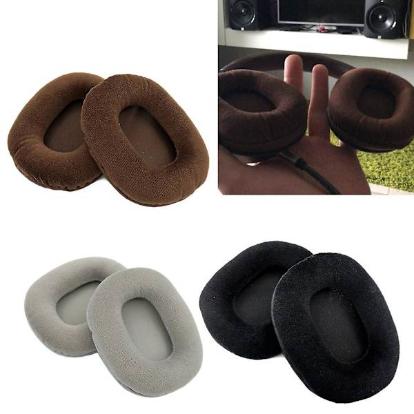 Reservedeler Øreputer For Ath-m40 Ath-m50 M50x M30 M40 M35 Sx1 Hodetelefon Deksel Brown