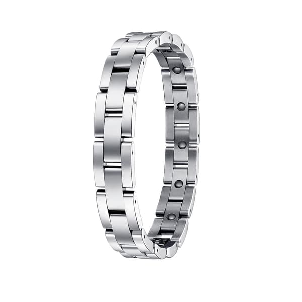 Armband för magnetterapi i titanrostfritt stål (silver)