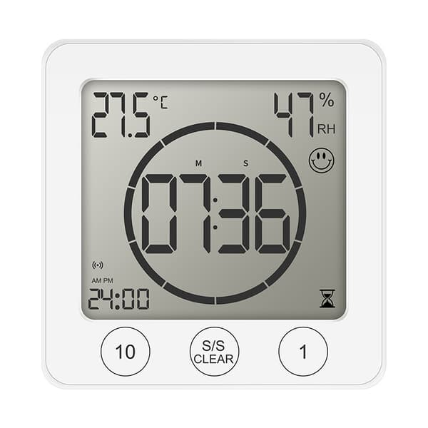 Digitalt bruseur, berøringsskærmstimer, temperaturfugtighed (1-pak) 1pack
