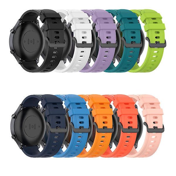 Til Xiaomi Mi Watch/mi Watch Color 2 Åndbar rem Svedtæt Anti-ridse Black