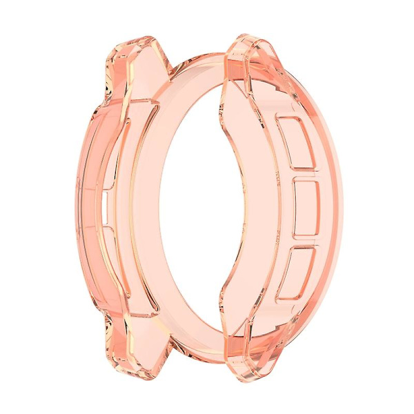 för Smart Watch Housing Bumper Cover Ram för case för Shell för Instin Transparent pink