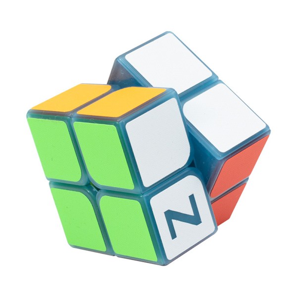 3X3 Fluorescerende Speed Cube Gløder I Mørket Magic Speed Cube Hjernepuslespil Iq Puslespil 2X2