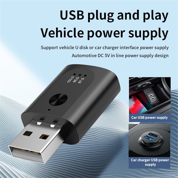 Bluetooth USB 5.3 trådløs lydmottaker
